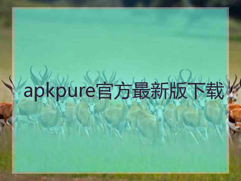 apkpure官方最新版下载