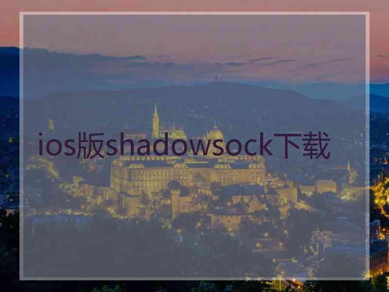 ios版shadowsock下载