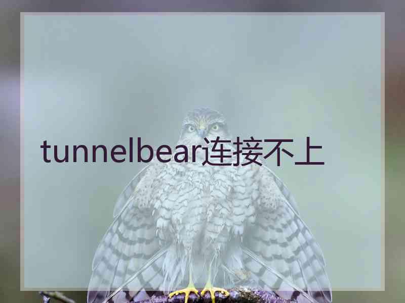 tunnelbear连接不上