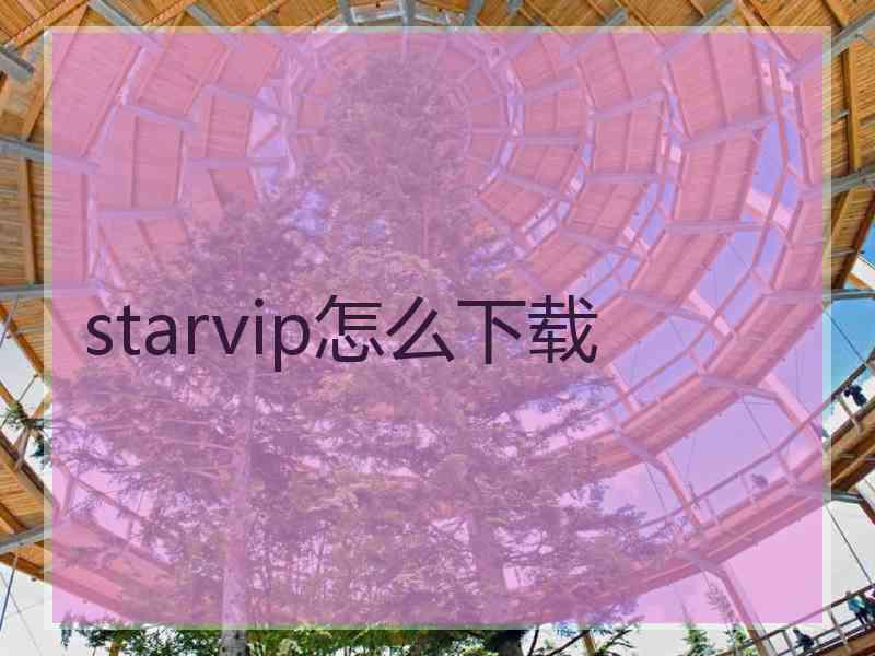 starvip怎么下载