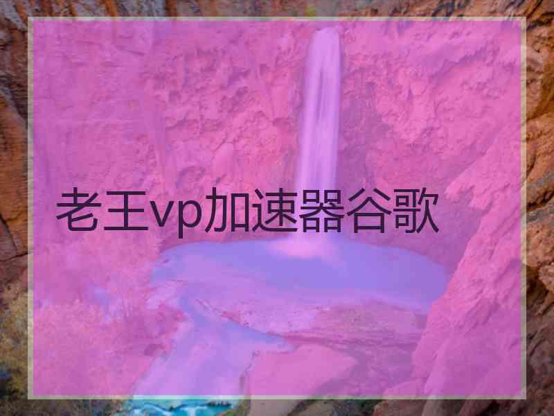 老王vp加速器谷歌