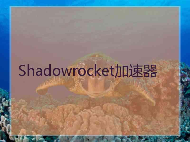 Shadowrocket加速器